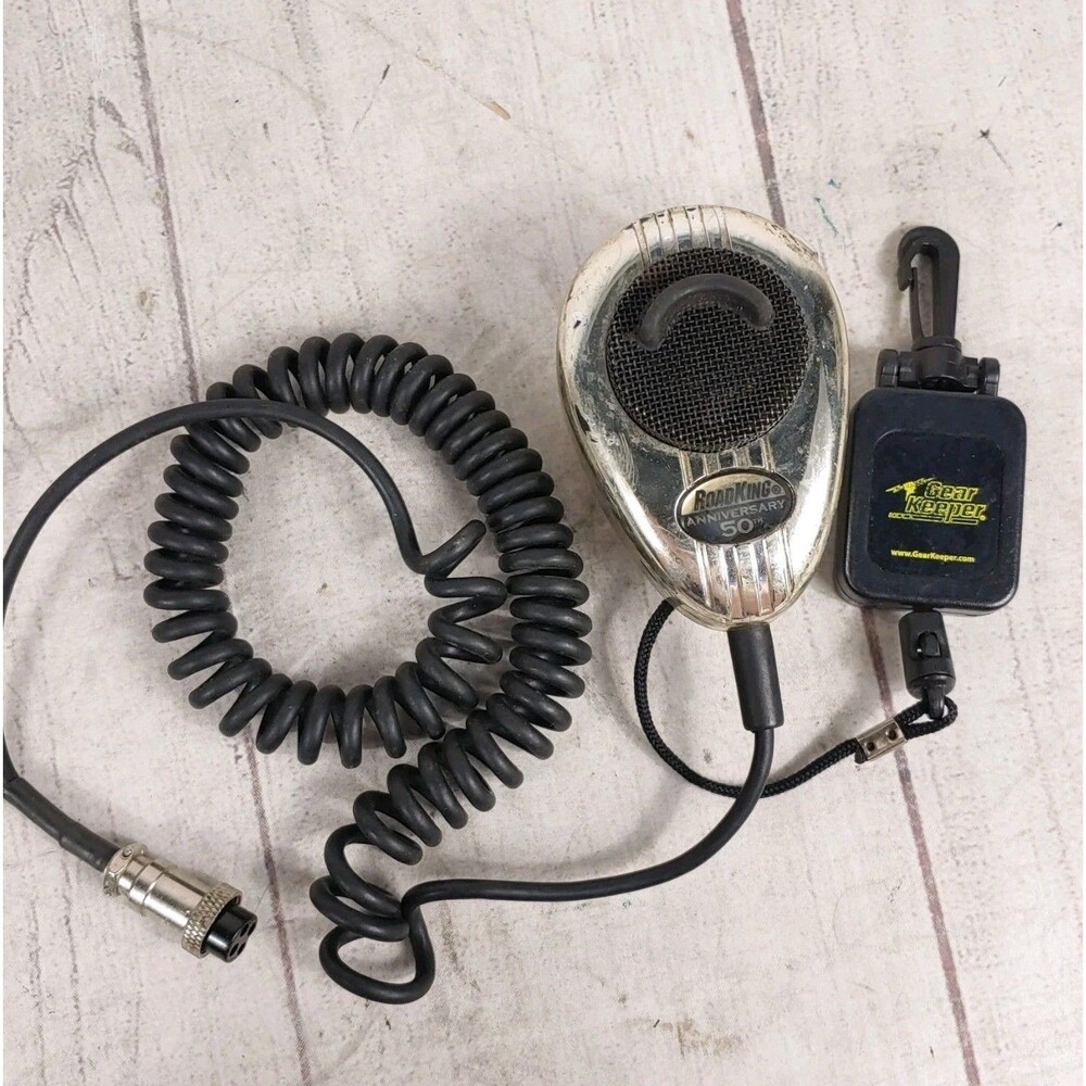 Road King 56 Microphone - 50TH ANNIVERSARY EDITION - Gold Chrome Turner CB Radio